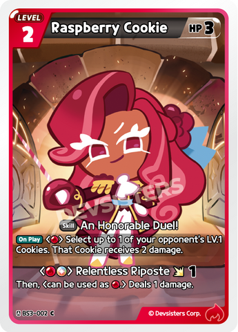 Raspberry Cookie (BS3-002) (C) [Age of Heroes and Kingdoms]