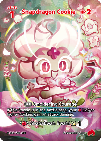Snapdragon Cookie (BS3-006) (SSR) [Age of Heroes and Kingdoms]