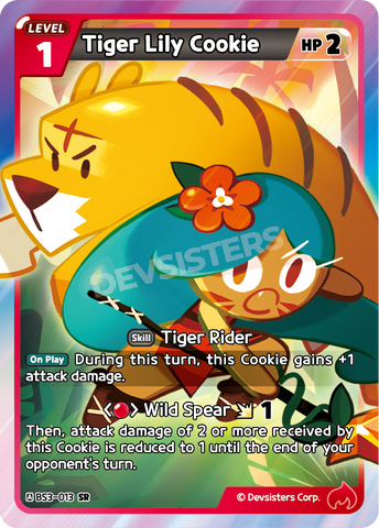 Tiger Lilly Cookie (BS3-013) (SR) [Age of Heroes and Kingdoms]