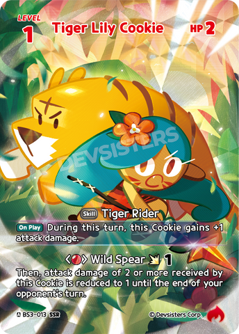 Tiger Lilly Cookie (BS3-013) (SSR) [Age of Heroes and Kingdoms]