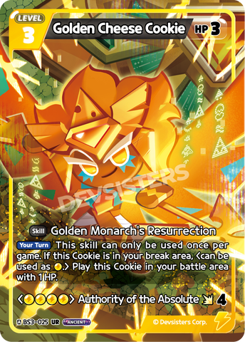 Golden Cheese Cookie (BS3-025) (UR) [Age of Heroes and Kingdoms]