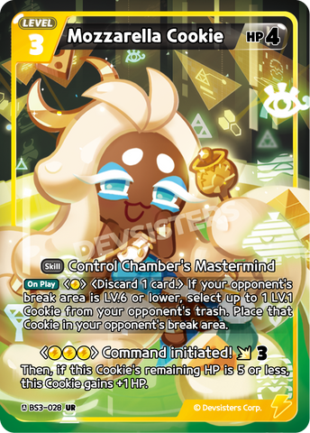 Mozzarella Cookie (BS3-028) (UR) [Age of Heroes and Kingdoms]