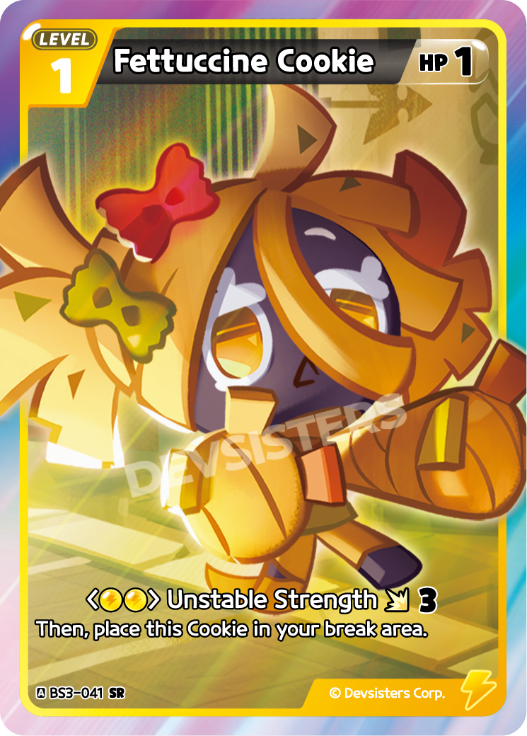 Fettuccine Cookie (BS3-041) (SR) [Age of Heroes and Kingdoms]