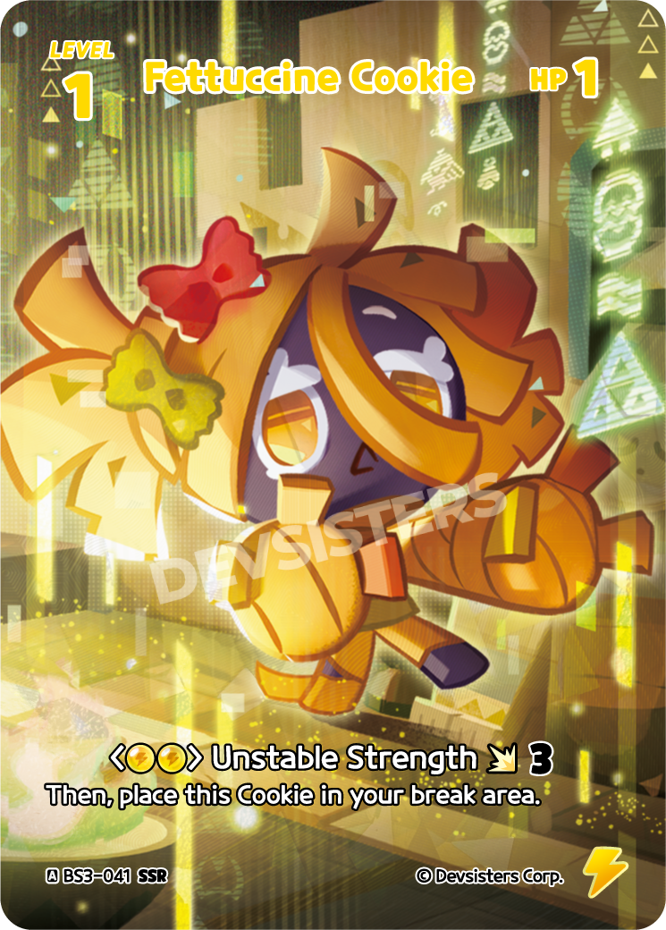 Fettuccine Cookie (BS3-041) (SSR) [Age of Heroes and Kingdoms]