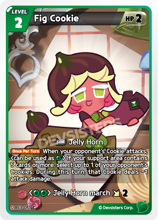 Fig Cookie (BS3-051) (C) [Age of Heroes and Kingdoms]