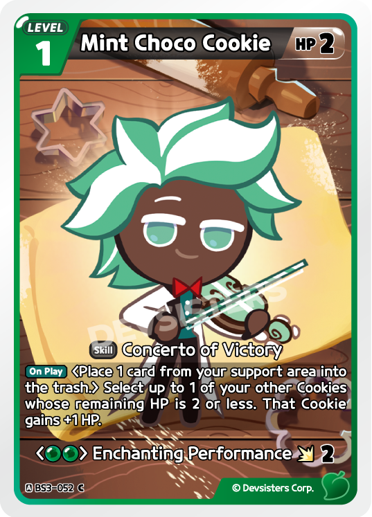 Mint Choco Cookie (BS3-052) (C) [Age of Heroes and Kingdoms]