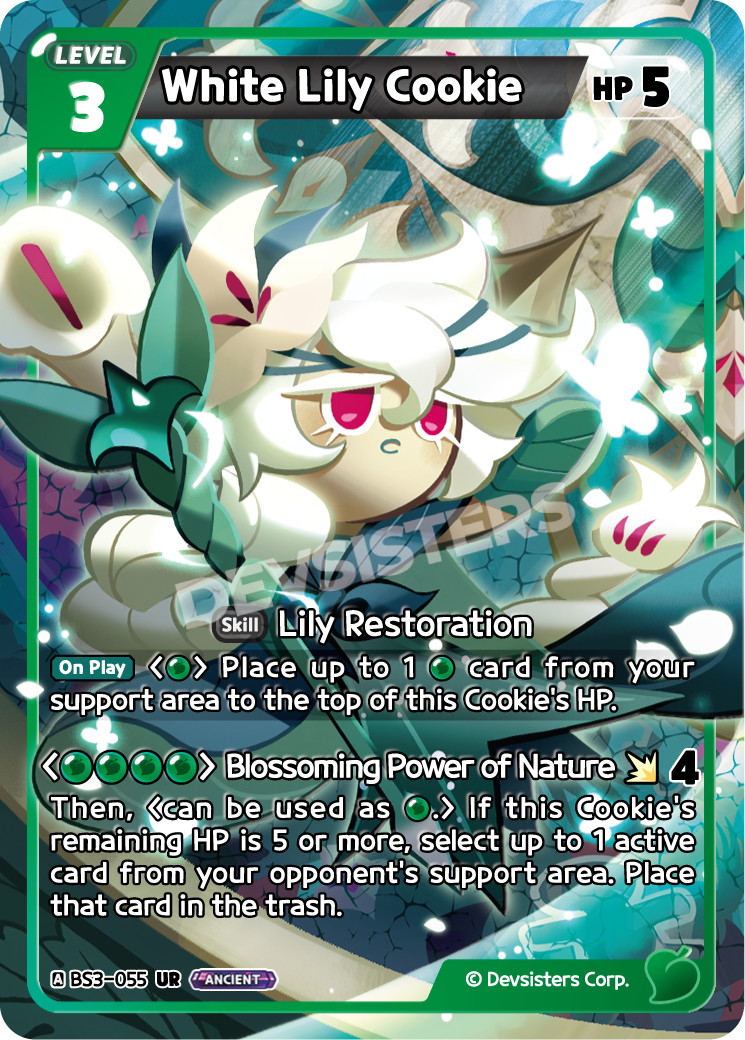 White Lily Cookie (BS3-055) (UR) [Age of Heroes and Kingdoms]