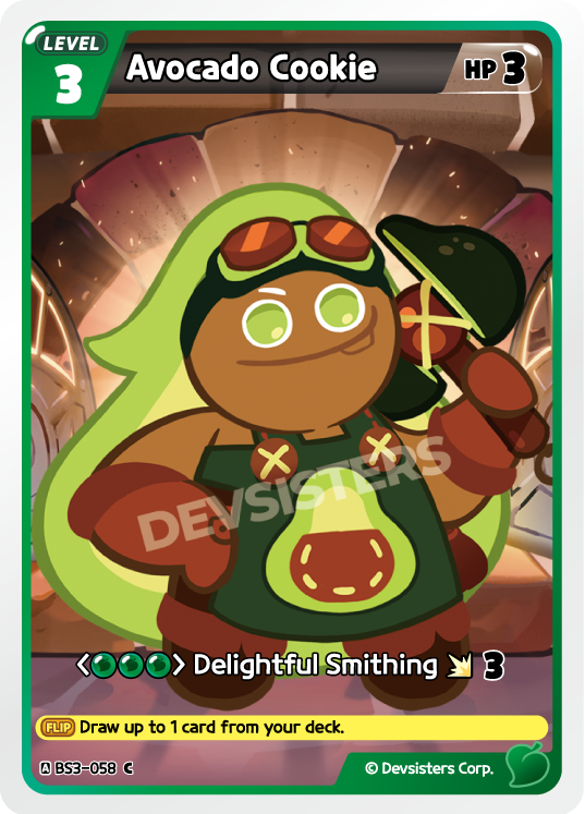 Avocado Cookie (BS3-058) (C) [Age of Heroes and Kingdoms]