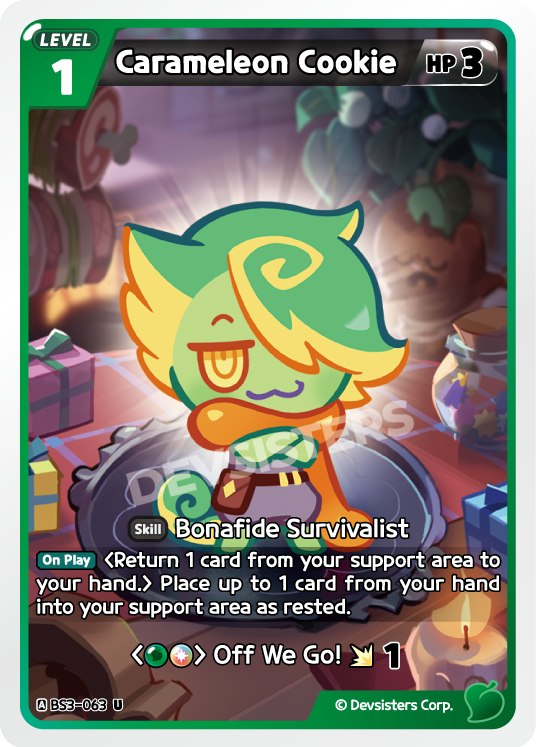 Carameleon Cookie (BS3-063) (U) [Age of Heroes and Kingdoms]