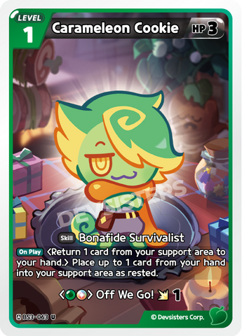 Carameleon Cookie (BS3-063) (U) [Age of Heroes and Kingdoms]