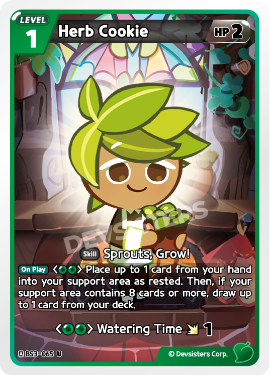 Herb Cookie (BS3-065) (U) [Age of Heroes and Kingdoms]