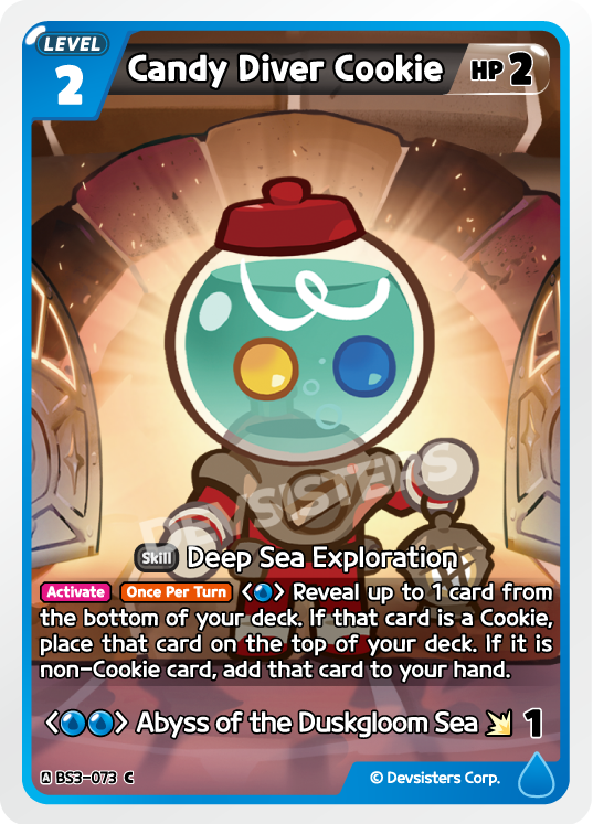 Candy Diver Cookie (BS3-073) (C) [Age of Heroes and Kingdoms]