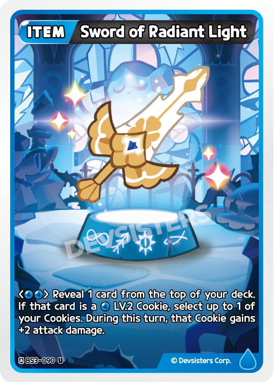 Sword of Radient Light (BS3-090) (U) [Age of Heroes and Kingdoms]