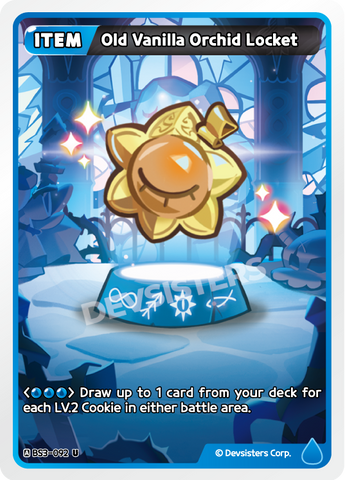 Old Vanilla Orchid Locket (BS3-092) (U) [Age of Heroes and Kingdoms]