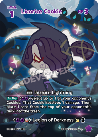 Licorice Cookie (BS3-097) (SEC) [Age of Heroes and Kingdoms]