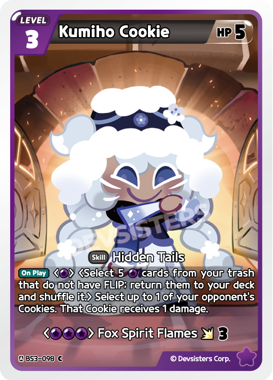 Kumiho Cookie (BS3-098) (C) [Age of Heroes and Kingdoms]