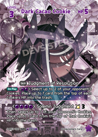 Dark Cacao Cookie (BS3-100) (SUR) [Age of Heroes and Kingdoms]