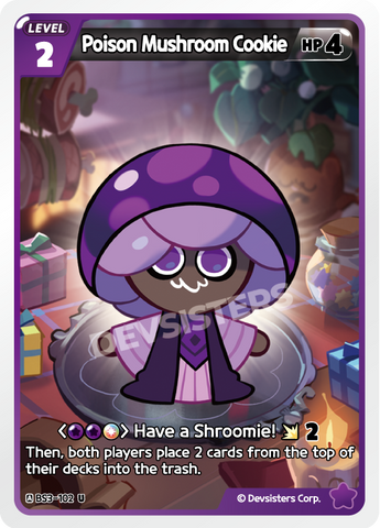 Poison Mushroom Cookie (BS3-102) (U) [Age of Heroes and Kingdoms]