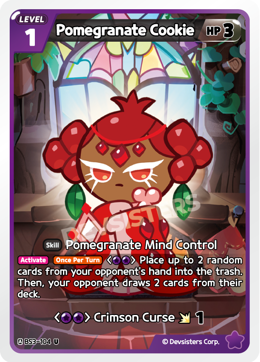 Pomegranete Cookie (BS3-104) (U) [Age of Heroes and Kingdoms]