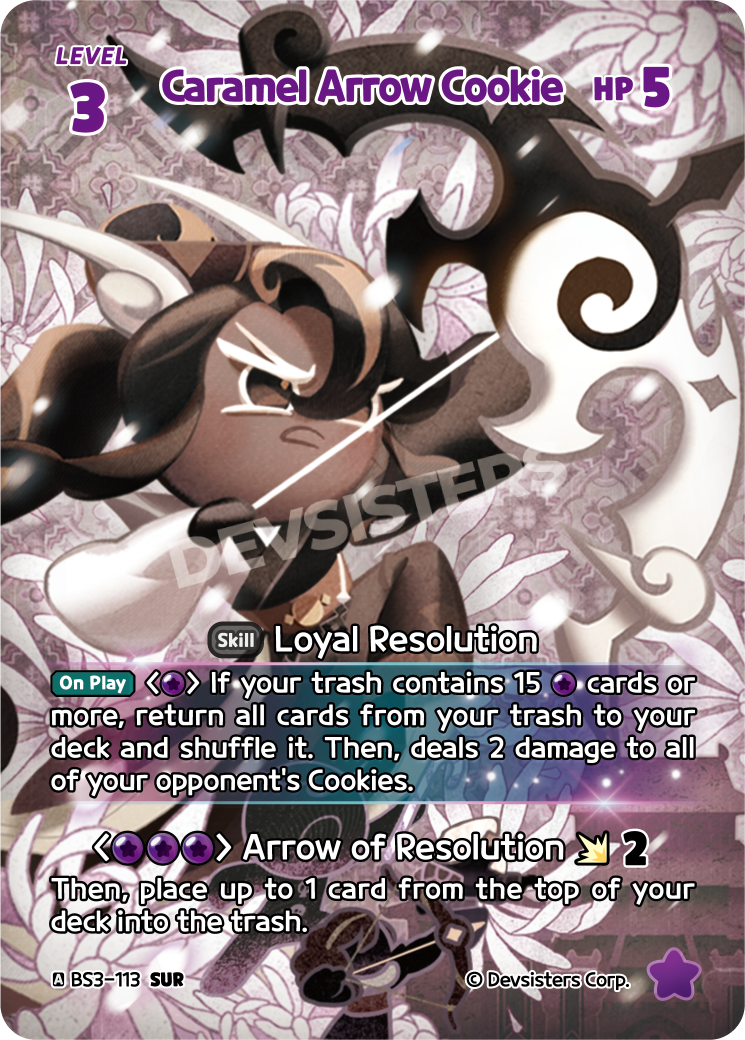Caramel Arrow Cookie (BS3-113) (SUR) [Age of Heroes and Kingdoms]