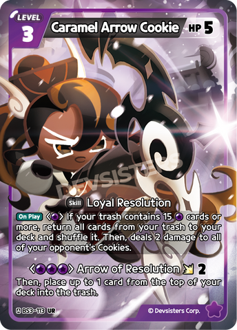 Caramel Arrow Cookie (BS3-113) (UR) [Age of Heroes and Kingdoms]