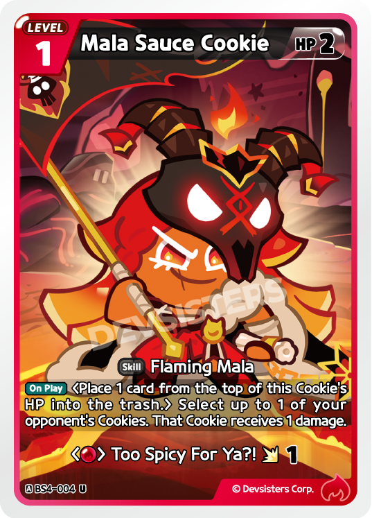 Mala Sauce Cookie (BS4-004) (U) [Age of Heroes and Kingdoms]