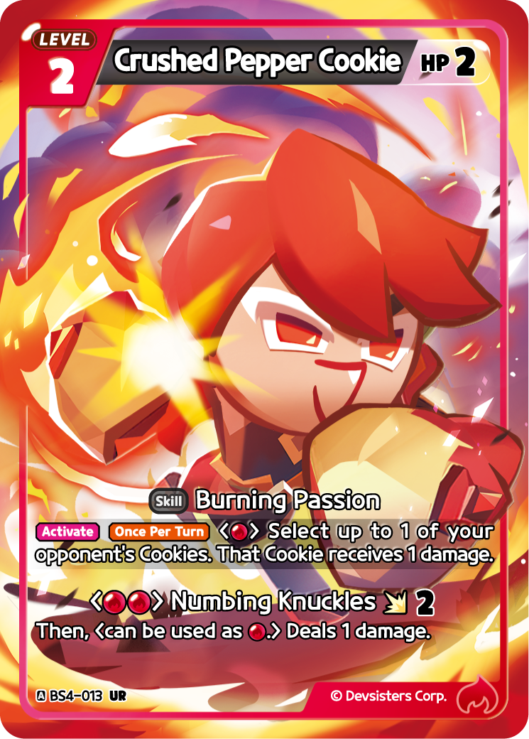 Crushed Pepper Cookie (BS4-013) (UR) [Age of Heroes and Kingdoms]