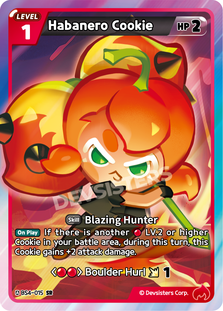 Habanero Cookie (BS4-015) (SR) [Age of Heroes and Kingdoms]