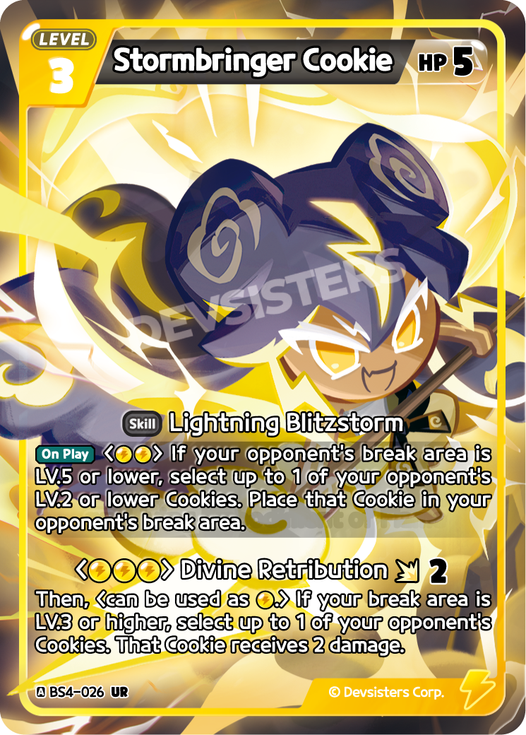 Stormbringer Cookie (BS4-026) (UR) [Age of Heroes and Kingdoms]