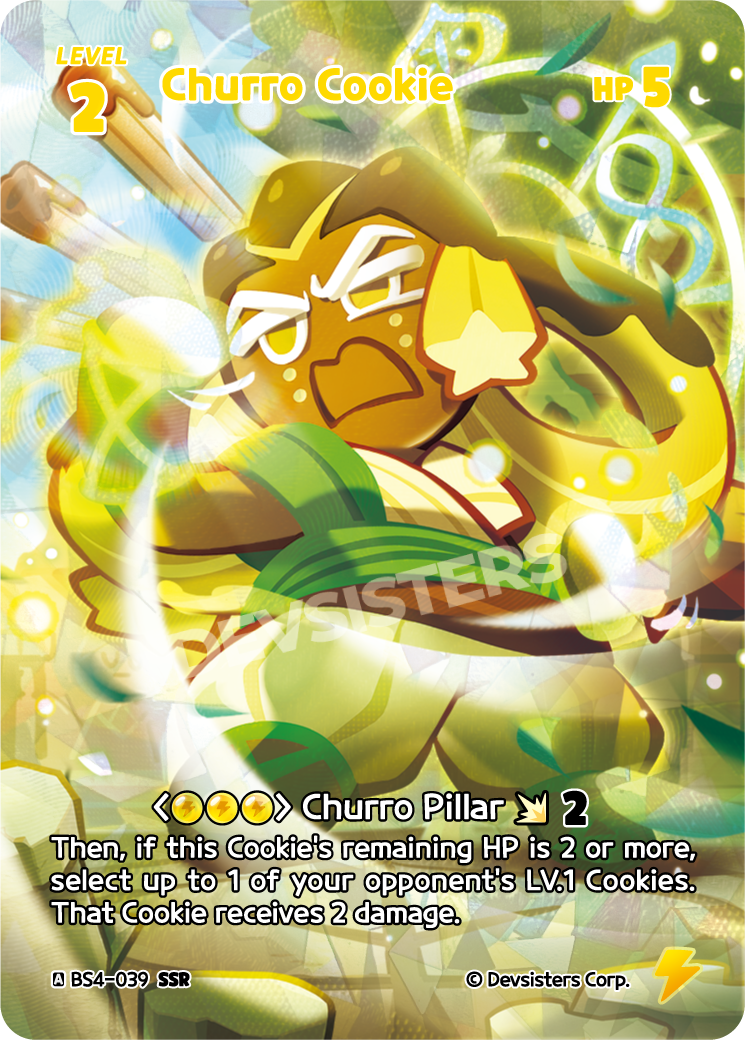Churro Cookie (BS4-039) (SSR) [Age of Heroes and Kingdoms]
