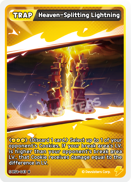 Heaven-Splitting Lightning (BS4-043) (U) [Age of Heroes and Kingdoms]