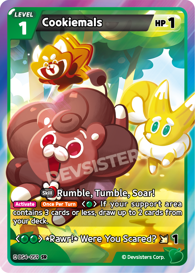 Cookiemals (BS4-059) (SR) [Age of Heroes and Kingdoms]