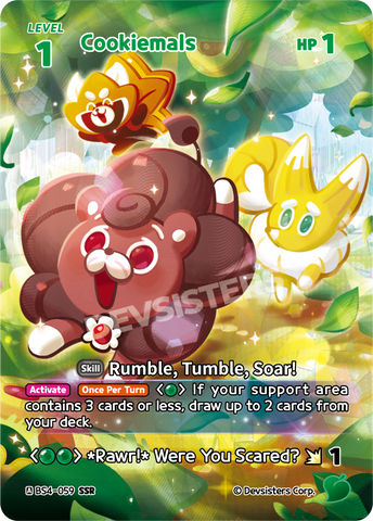 Cookiemals (BS4-059) (SSR) [Age of Heroes and Kingdoms]