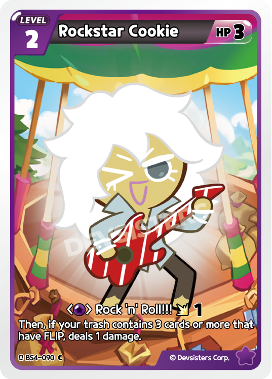Rockstar Cookie (BS4-090) (C) [Age of Heroes and Kingdoms]