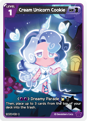 Cream Unicorn Cookie (BS4-103) (C) [Age of Heroes and Kingdoms]