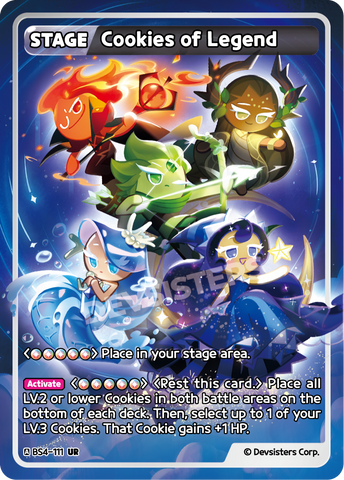 Cookies of Legend (BS4-111) (UR) [Age of Heroes and Kingdoms]