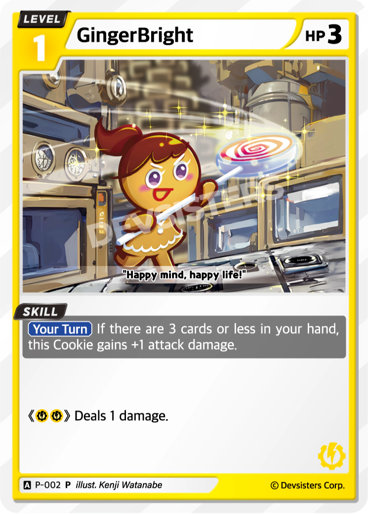 Image for GingerBright (P-002) [Promotion Card] - CookieRun: Braverse TCG