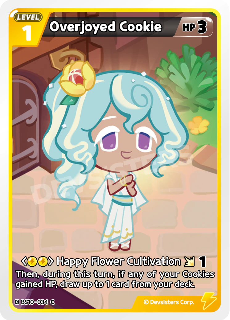 Image for Overjoyed Cookie (BS10-034) [Paradise of Passion & Sloth / Catacombs of Silence] - CookieRun: Braverse TCG