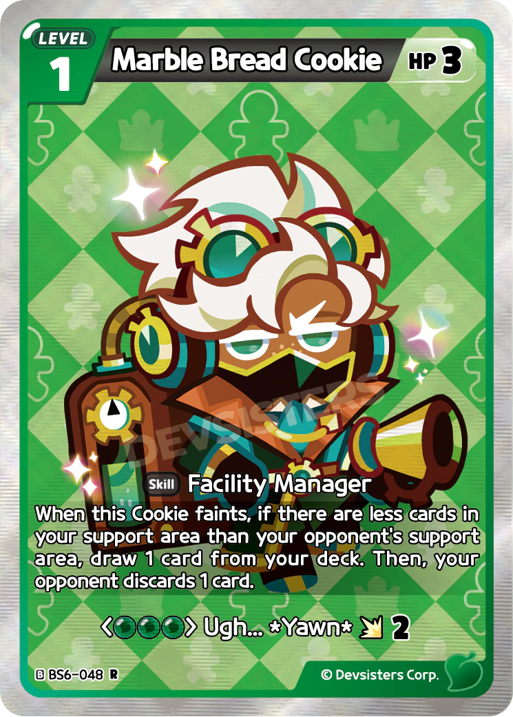 Image for Marble Bread Cookie (BS6-048) [Operation Timeguard] - CookieRun: Braverse TCG