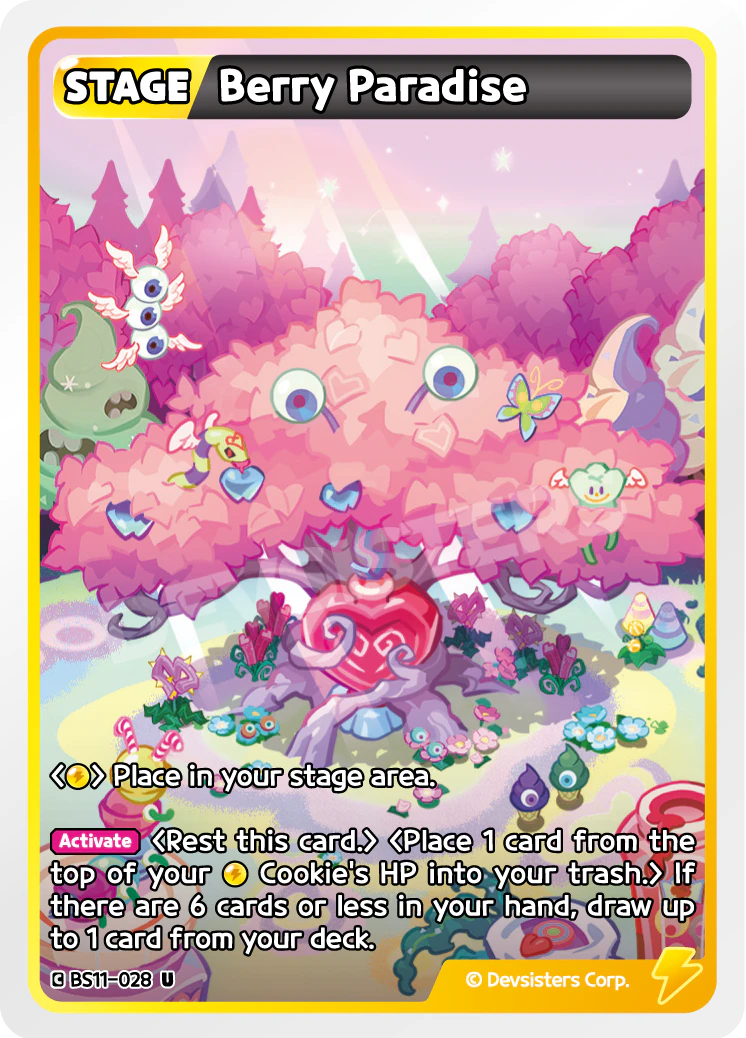 Image for Berry Paradise (BS11-028) [The Dark Enchantress War] - CookieRun: Braverse TCG