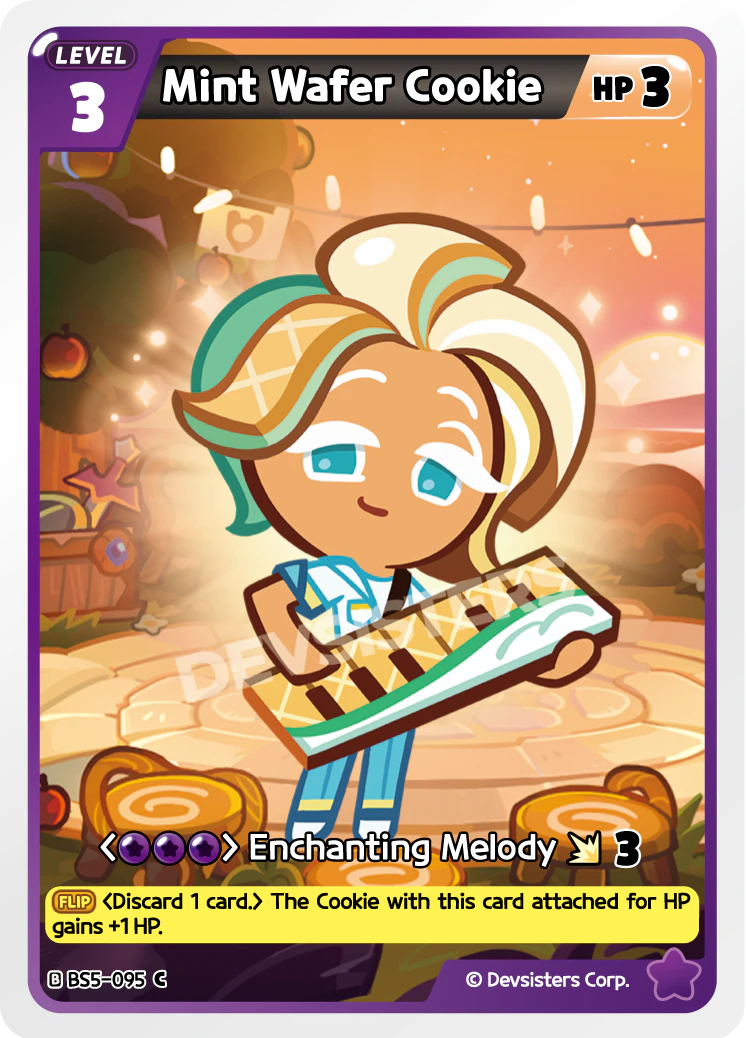 Image for Mint Wafer Cookie (BS5-095) [Operation Timeguard] - CookieRun: Braverse TCG