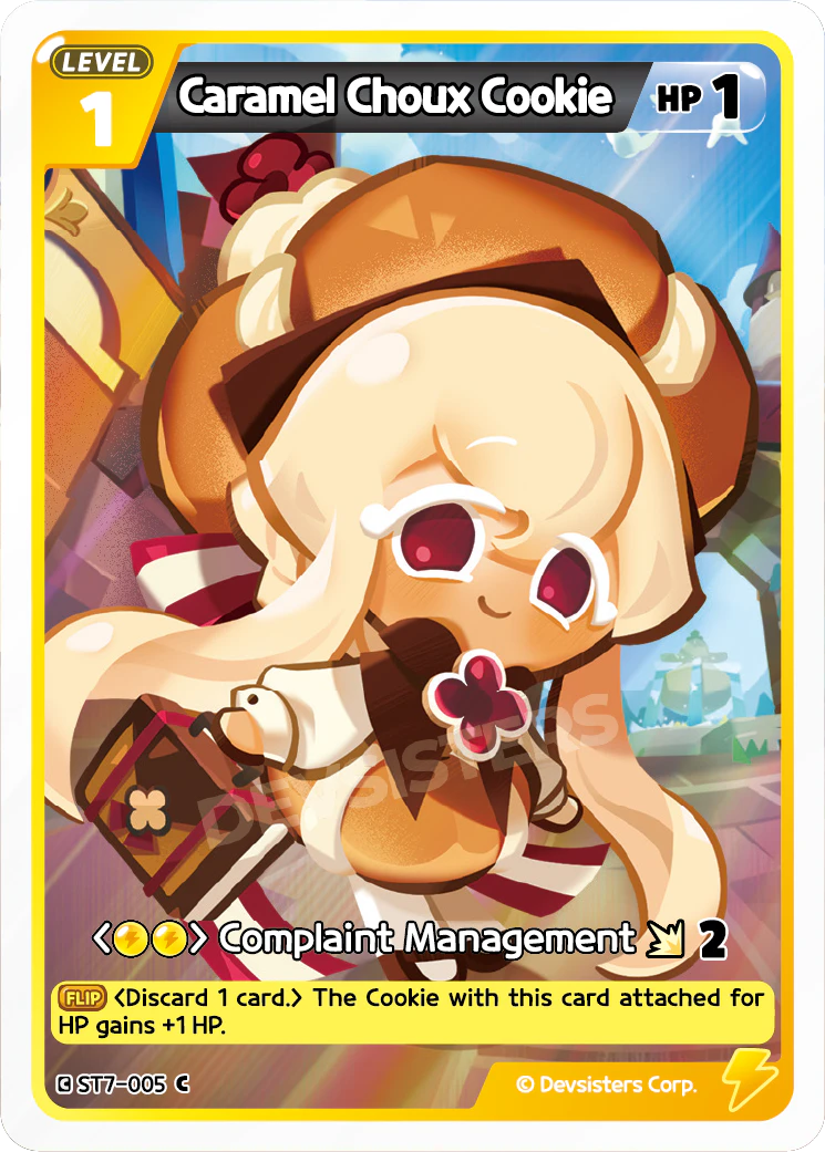 Image for Caramel Choux Cookie (ST7-005) [Tree of Life] - CookieRun: Braverse TCG