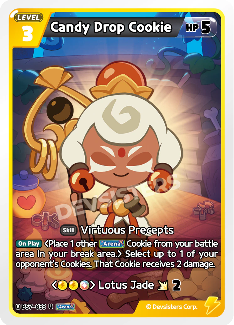 Image for Candy Drop Cookie (BS7-033) [Arena of Glory] - CookieRun: Braverse TCG
