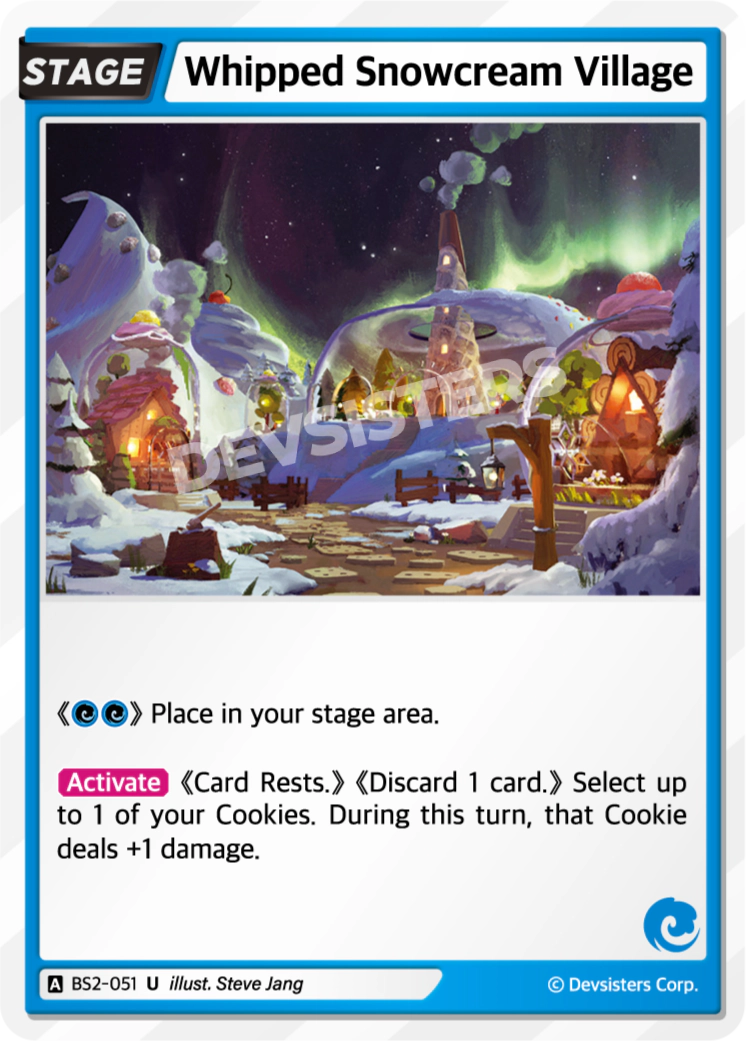 Image for Whipped Snowcream Village (BS2-051) [BRAVE BEGINNING] - CookieRun: Braverse TCG