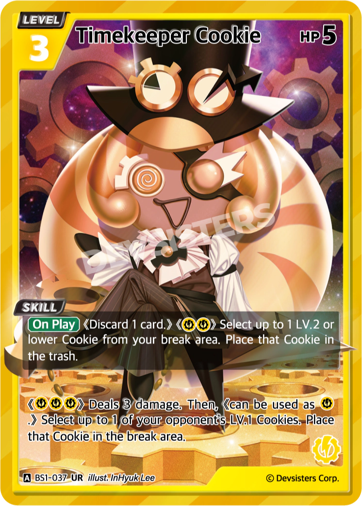 Image for Timekeeper Cookie (BS1-037) [BRAVE BEGINNING] - CookieRun: Braverse TCG