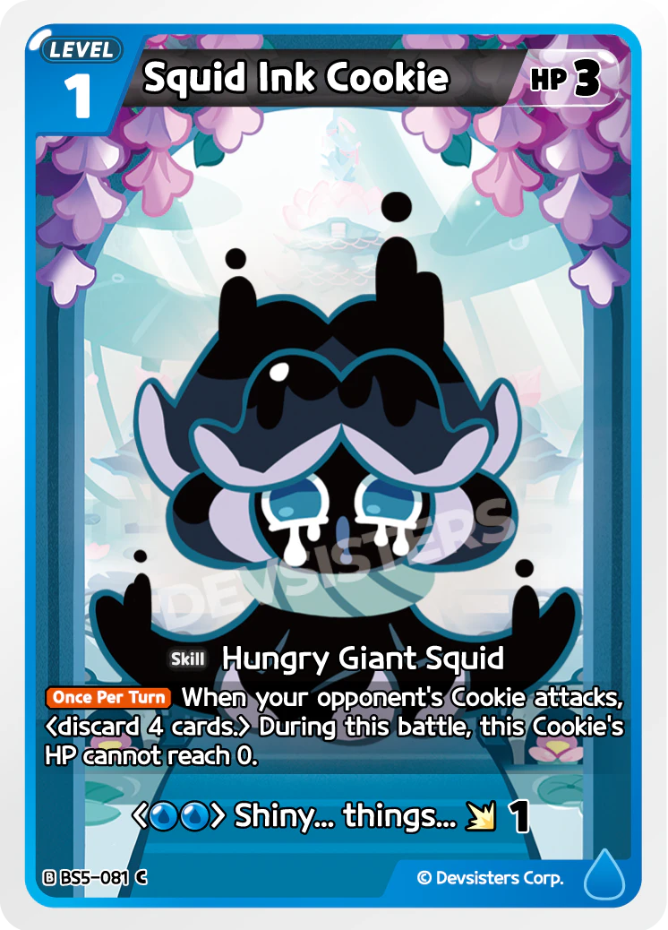Image for Squid Ink Cookie (BS5-081) [Operation Timeguard] - CookieRun: Braverse TCG