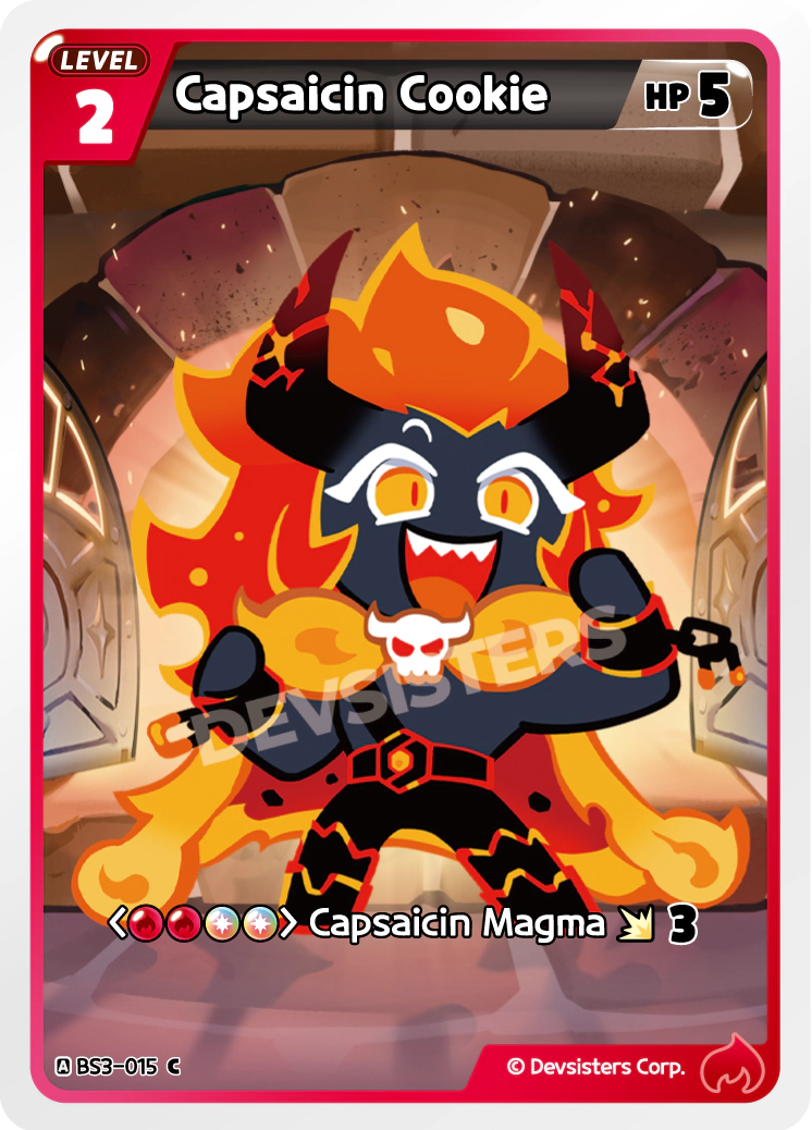 Image for Capsaicin Cookie (BS3-015) [Age of Heroes and Kingdoms] - CookieRun: Braverse TCG