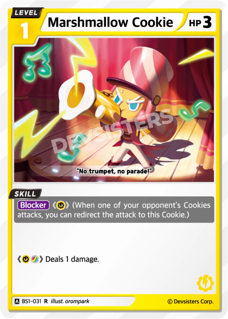 Image for Marshmallow Cookie (BS1-031) [BRAVE BEGINNING] - CookieRun: Braverse TCG