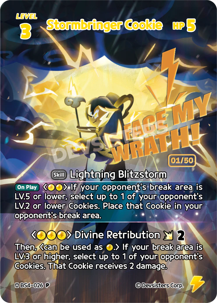 Image for Stormbringer Cookie (BS4_026) [Promotion Card] - CookieRun: Braverse TCG