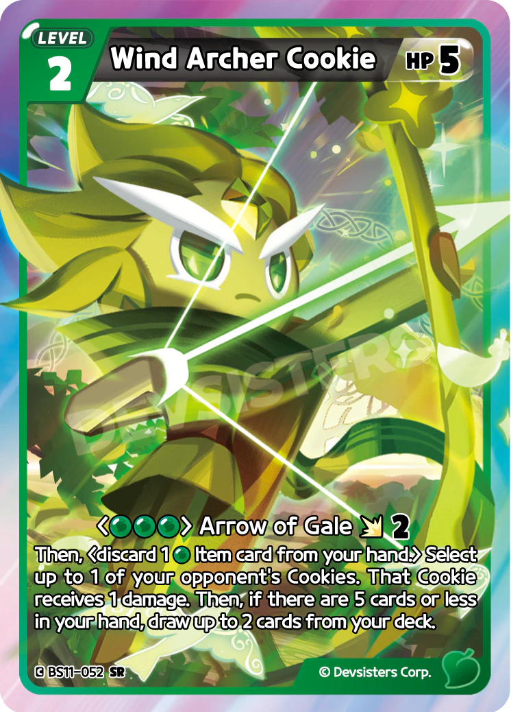Image for Wind Archer Cookie (BS11-052) [The Dark Enchantress War] - CookieRun: Braverse TCG